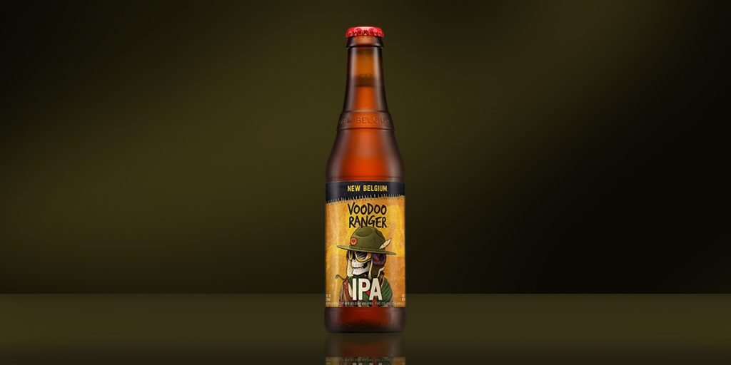 voodoo ranger IPA beer bottle glass
