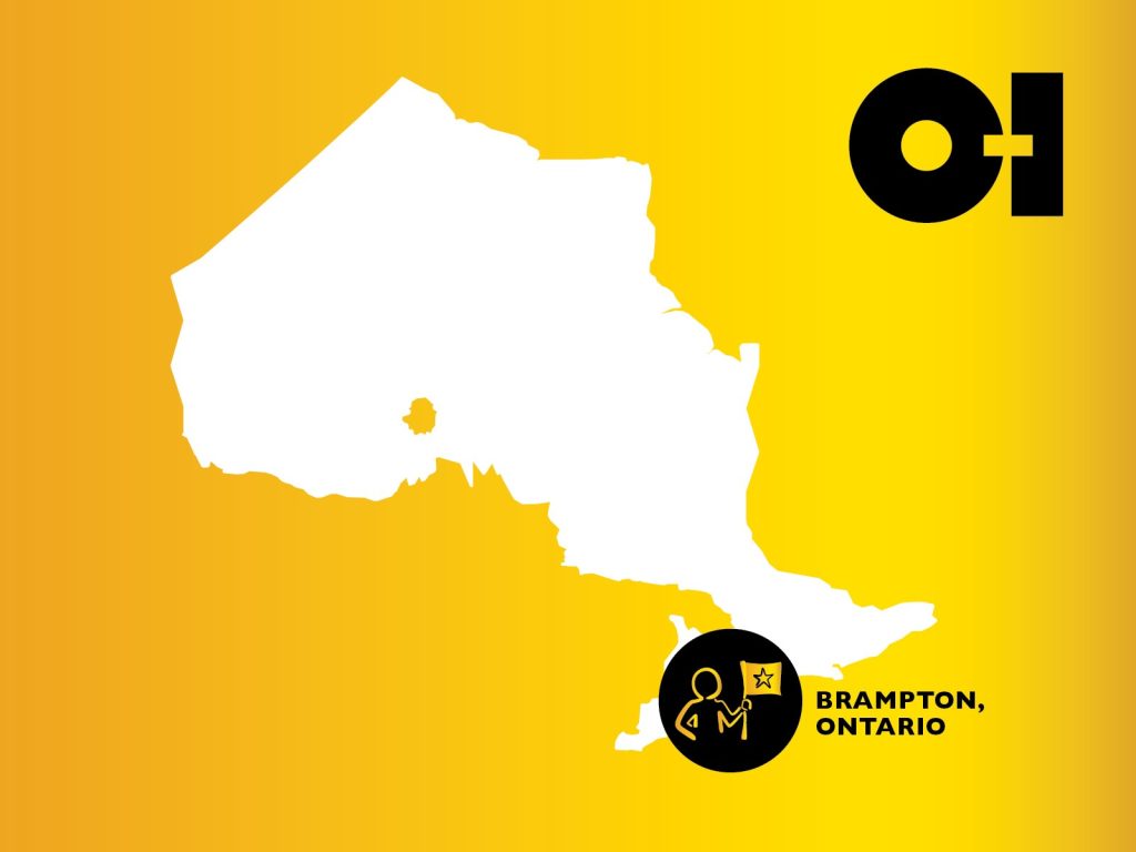 O-I Glass Brampton Ontario Map