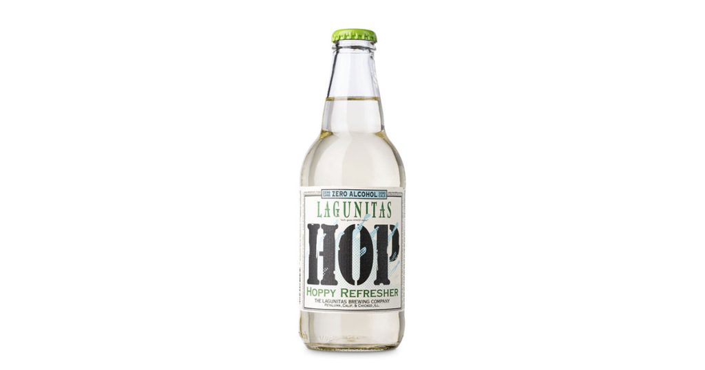 lagunitas hoppy refresher water glass bottle