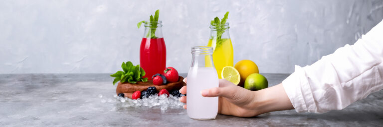 Dry-January-Mocktails-Non-Alcoholic-On-Counter