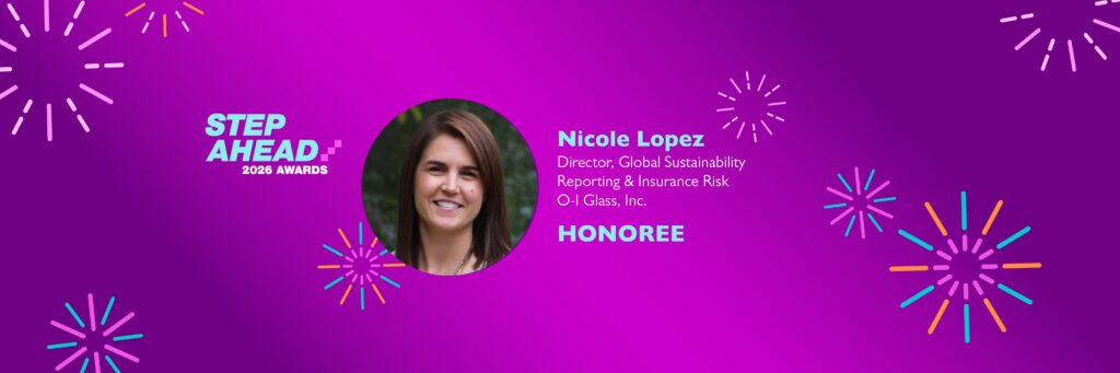 Nicole Lopez honored by the Manufacturing Institute