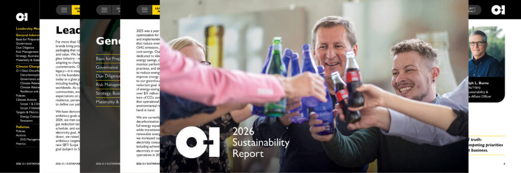 O-I 2026 Sustainability Report Cover